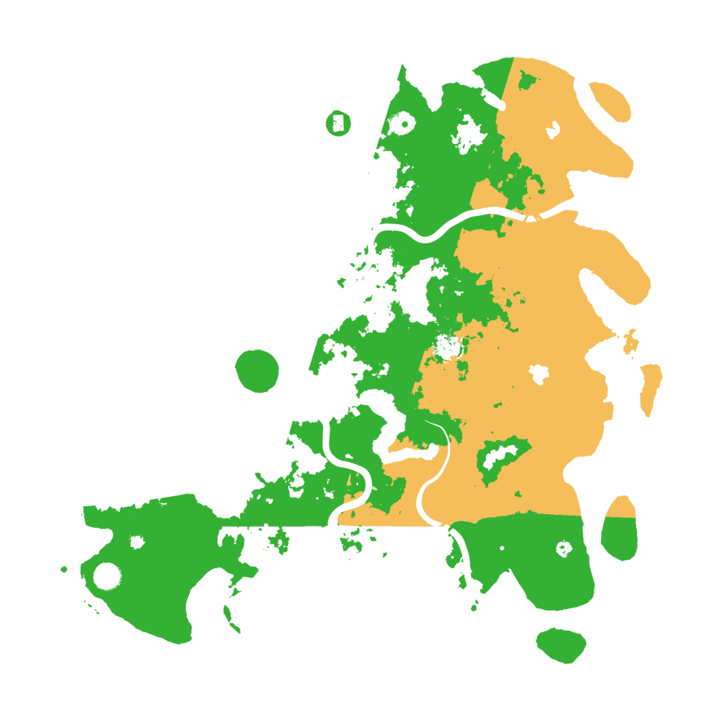 Biome Rust Map: Procedural Map, Size: 4500, Seed: 380026631