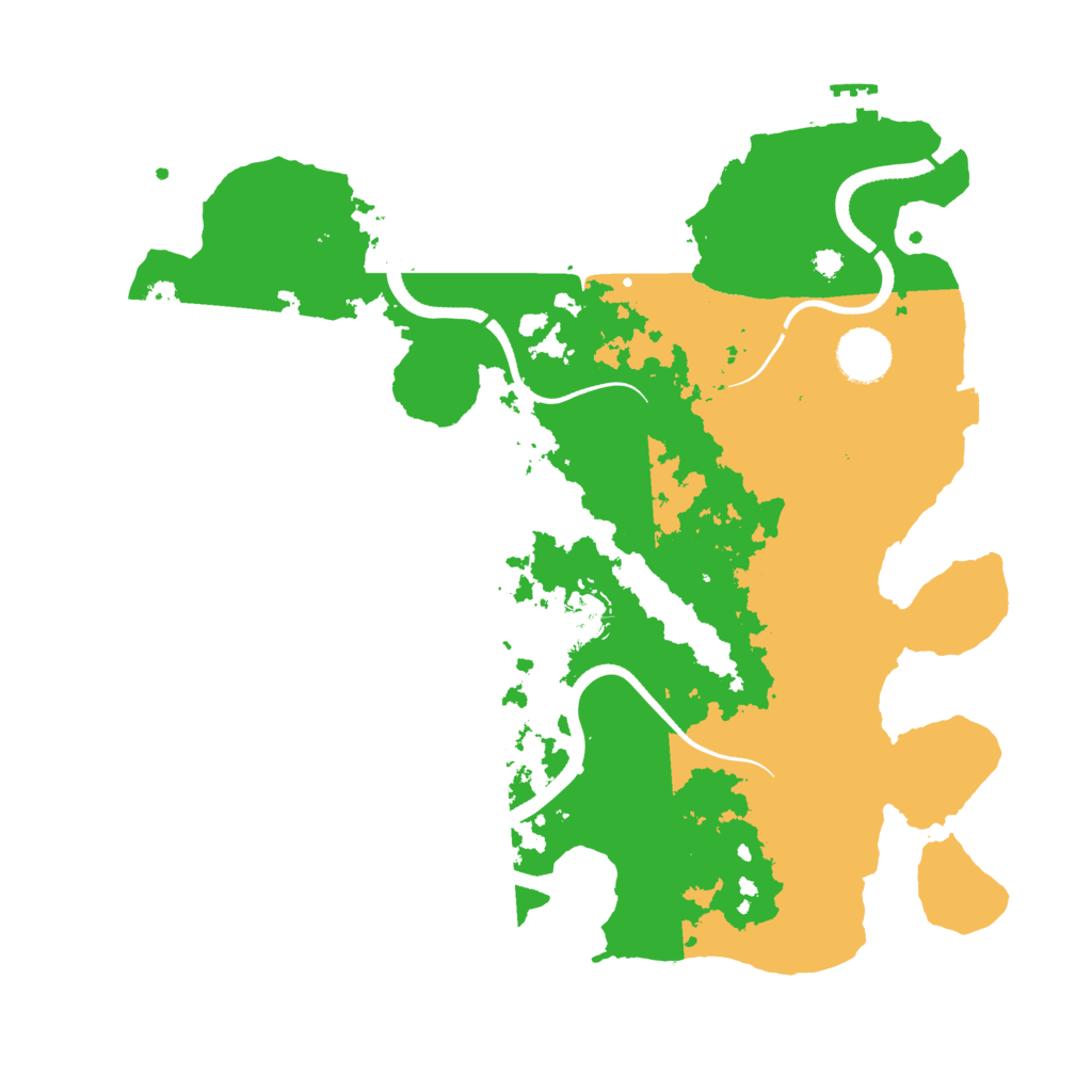 Biome Rust Map: Procedural Map, Size: 3500, Seed: 1688919