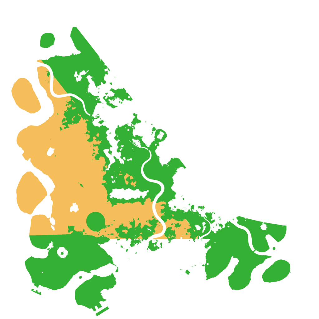 Biome Rust Map: Procedural Map, Size: 4500, Seed: 53878787