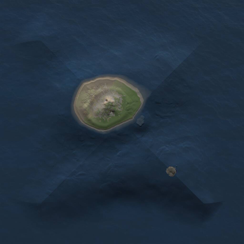 Rust Map: Procedural Map, Size: 1000, Seed: 971015265, 1 Monuments