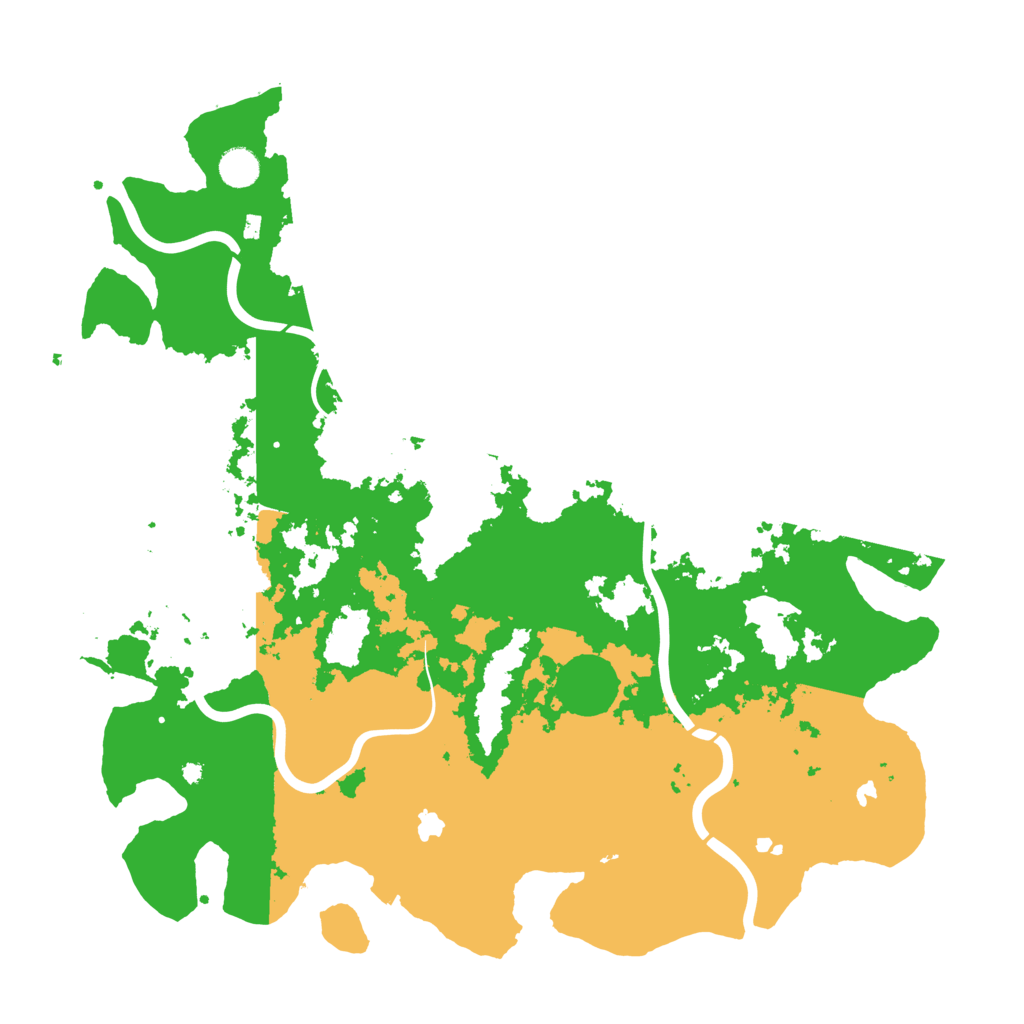 Biome Rust Map: Procedural Map, Size: 4500, Seed: 5687345