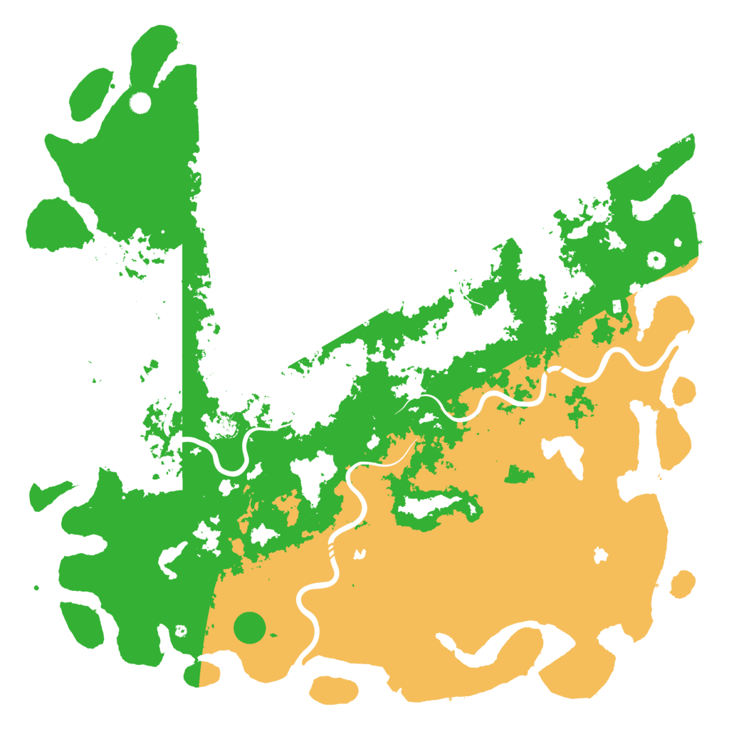 Biome Rust Map: Procedural Map, Size: 6000, Seed: 510415819