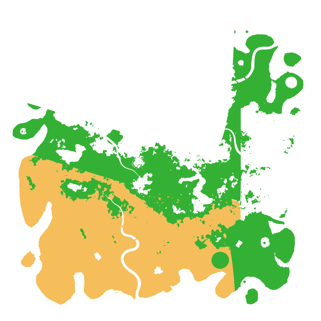 Biome Rust Map: Procedural Map, Size: 5000, Seed: 1500799501