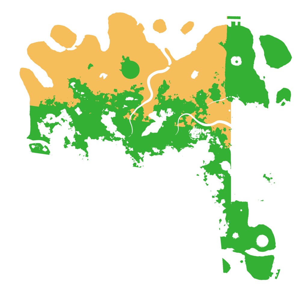 Biome Rust Map: Procedural Map, Size: 4500, Seed: 952621469