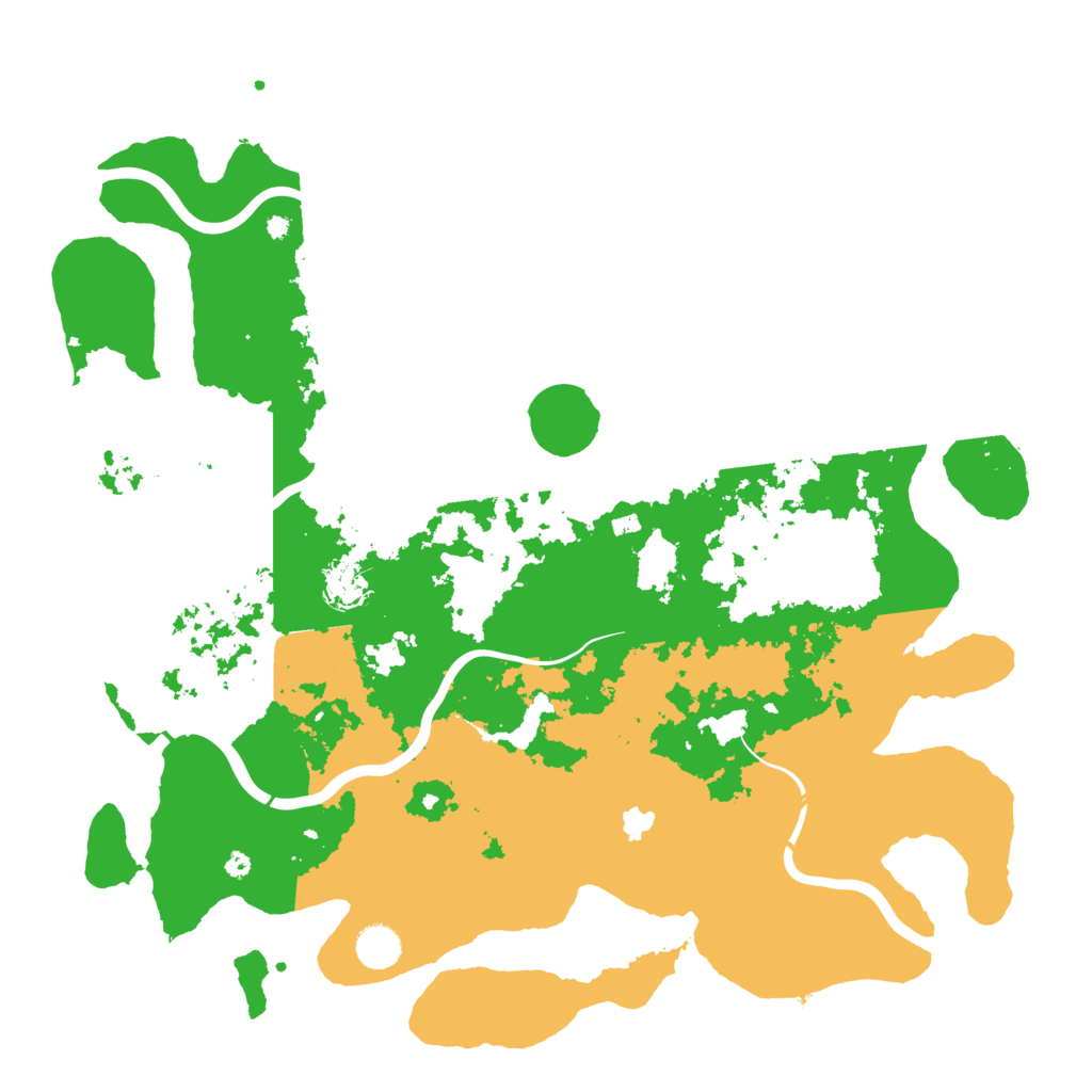 Biome Rust Map: Procedural Map, Size: 4300, Seed: 453270704