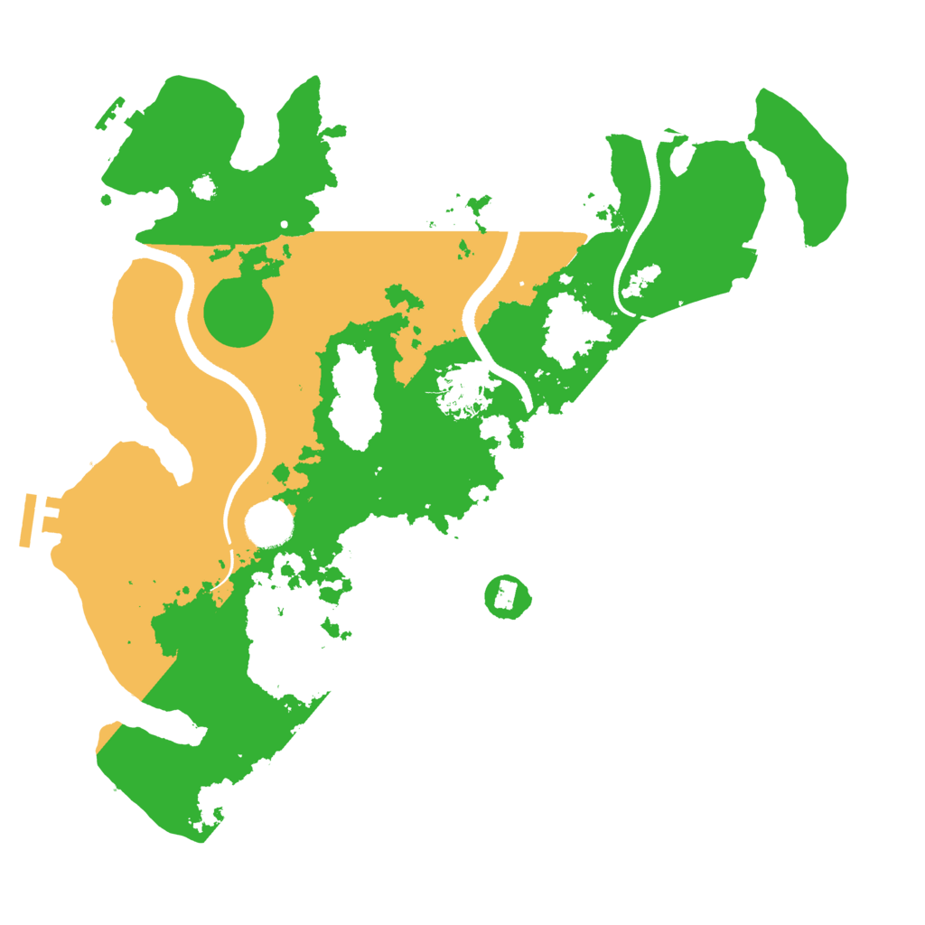 Biome Rust Map: Procedural Map, Size: 3500, Seed: 1068268360