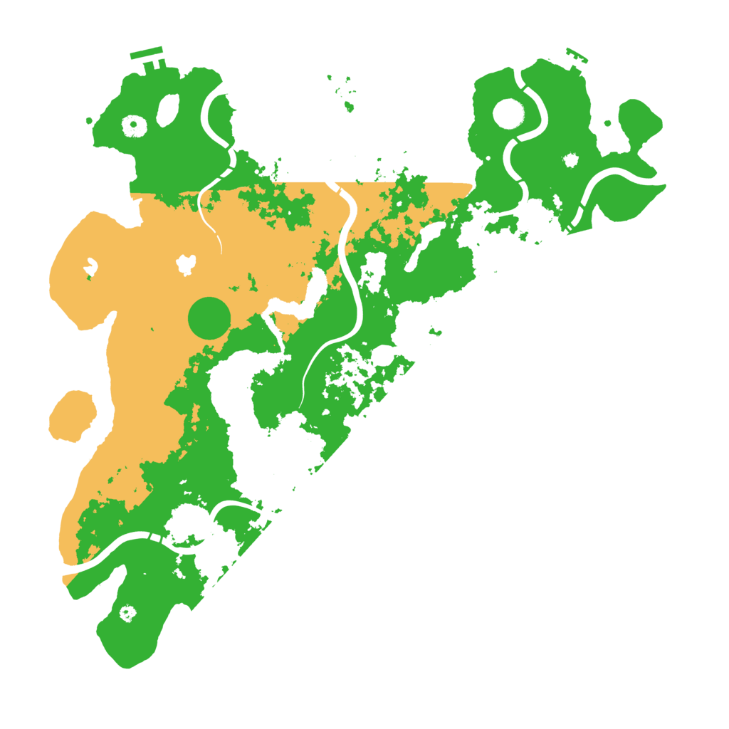 Biome Rust Map: Procedural Map, Size: 4500, Seed: 666115532