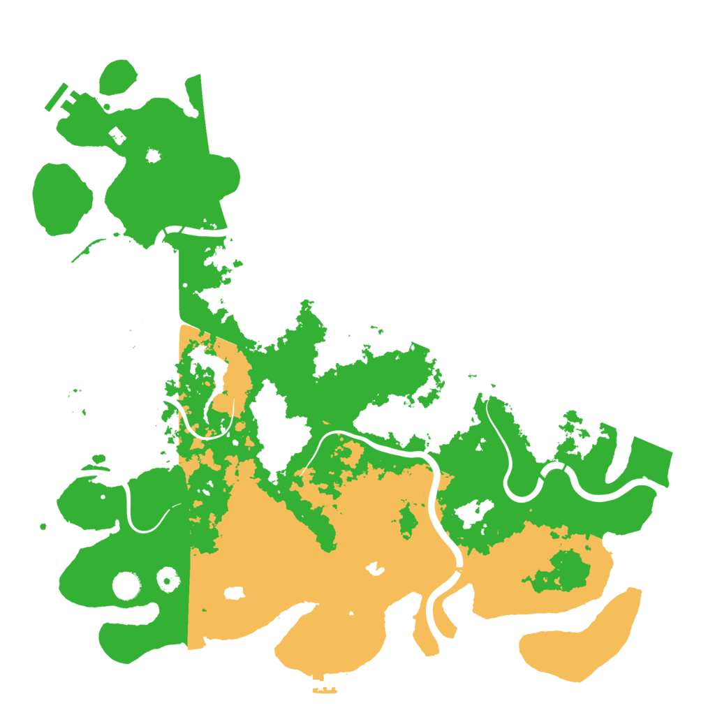 Biome Rust Map: Procedural Map, Size: 4500, Seed: 1812578509