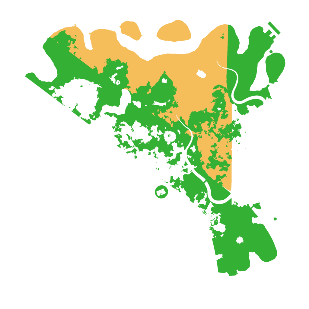 Biome Rust Map: Procedural Map, Size: 4000, Seed: 2144420495