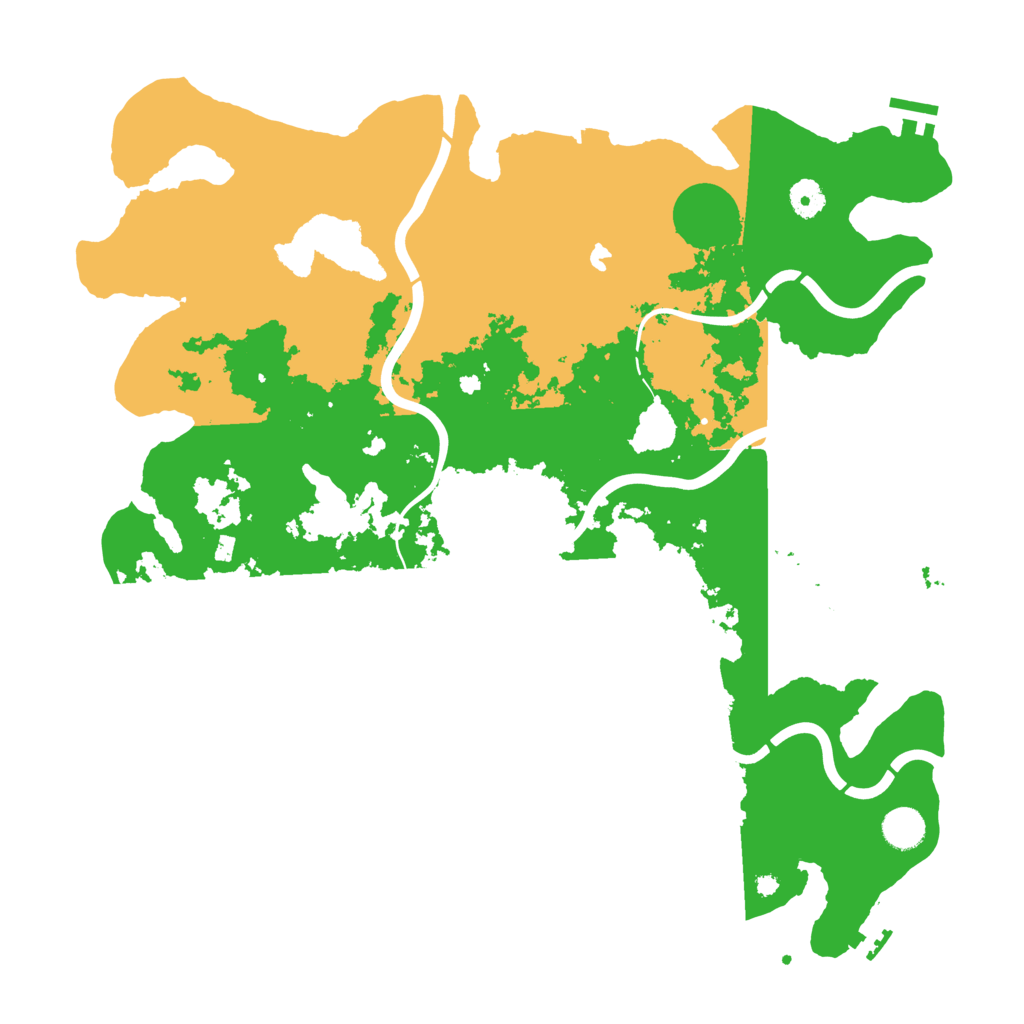 Biome Rust Map: Procedural Map, Size: 4250, Seed: 1251335632