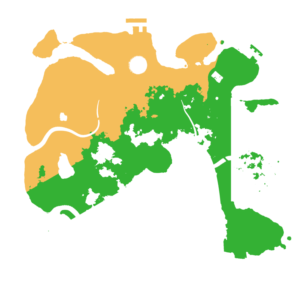 Biome Rust Map: Procedural Map, Size: 3000, Seed: 1176712305