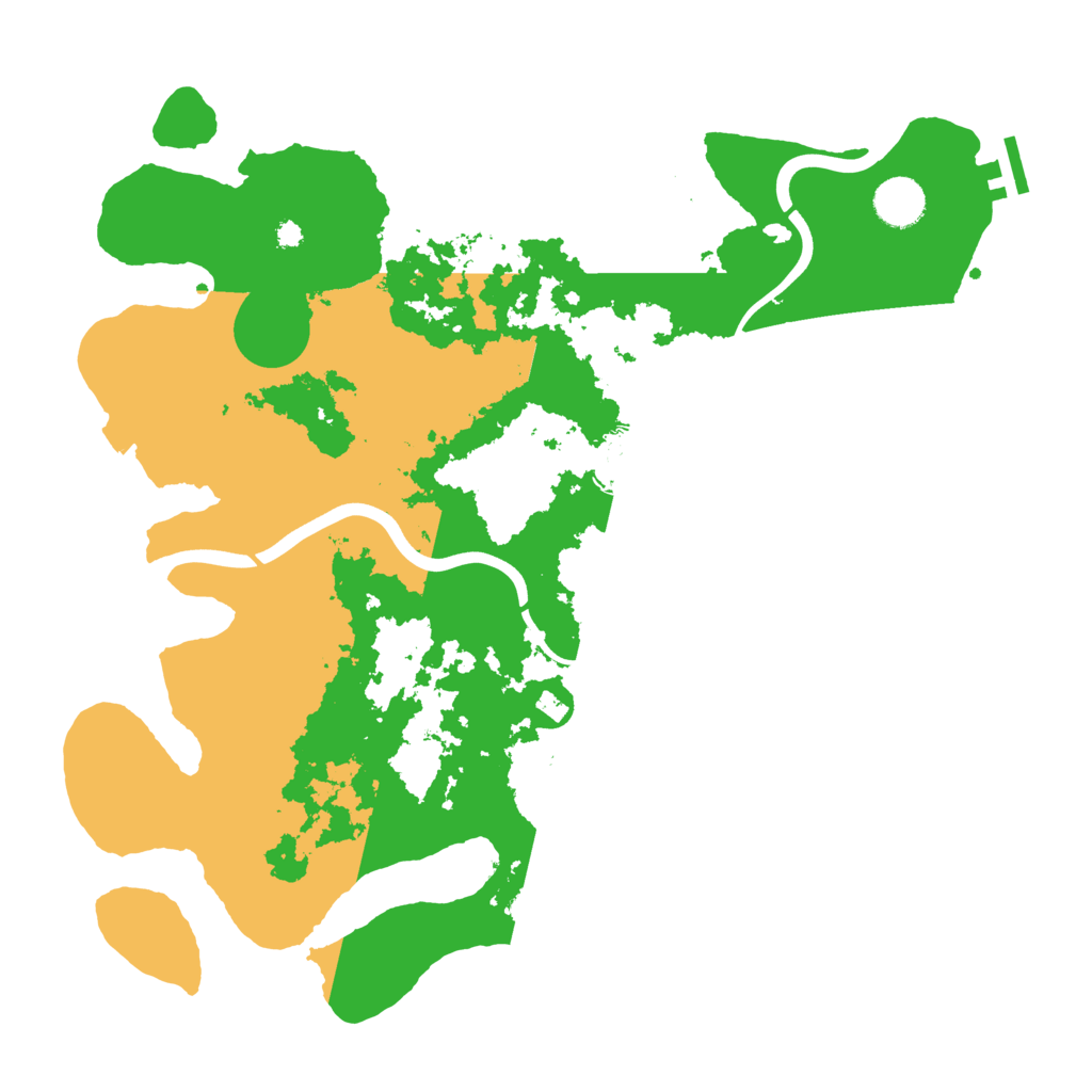 Biome Rust Map: Procedural Map, Size: 3800, Seed: 23122114