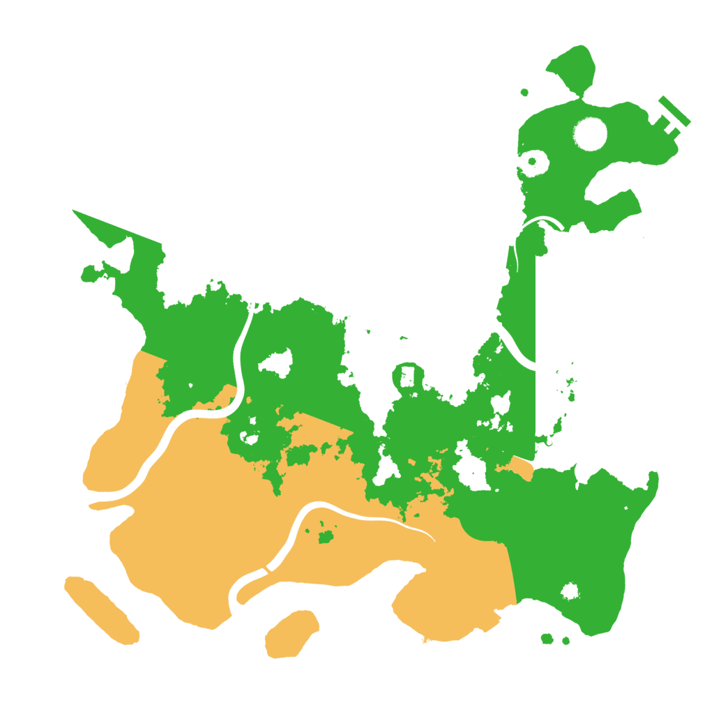 Biome Rust Map: Procedural Map, Size: 3750, Seed: 1308090841
