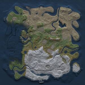 Thumbnail Rust Map: Procedural Map, Size: 4250, Seed: 679759762, 17 Monuments