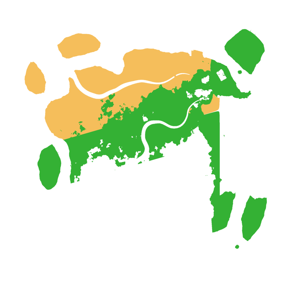 Biome Rust Map: Procedural Map, Size: 3000, Seed: 1634806539