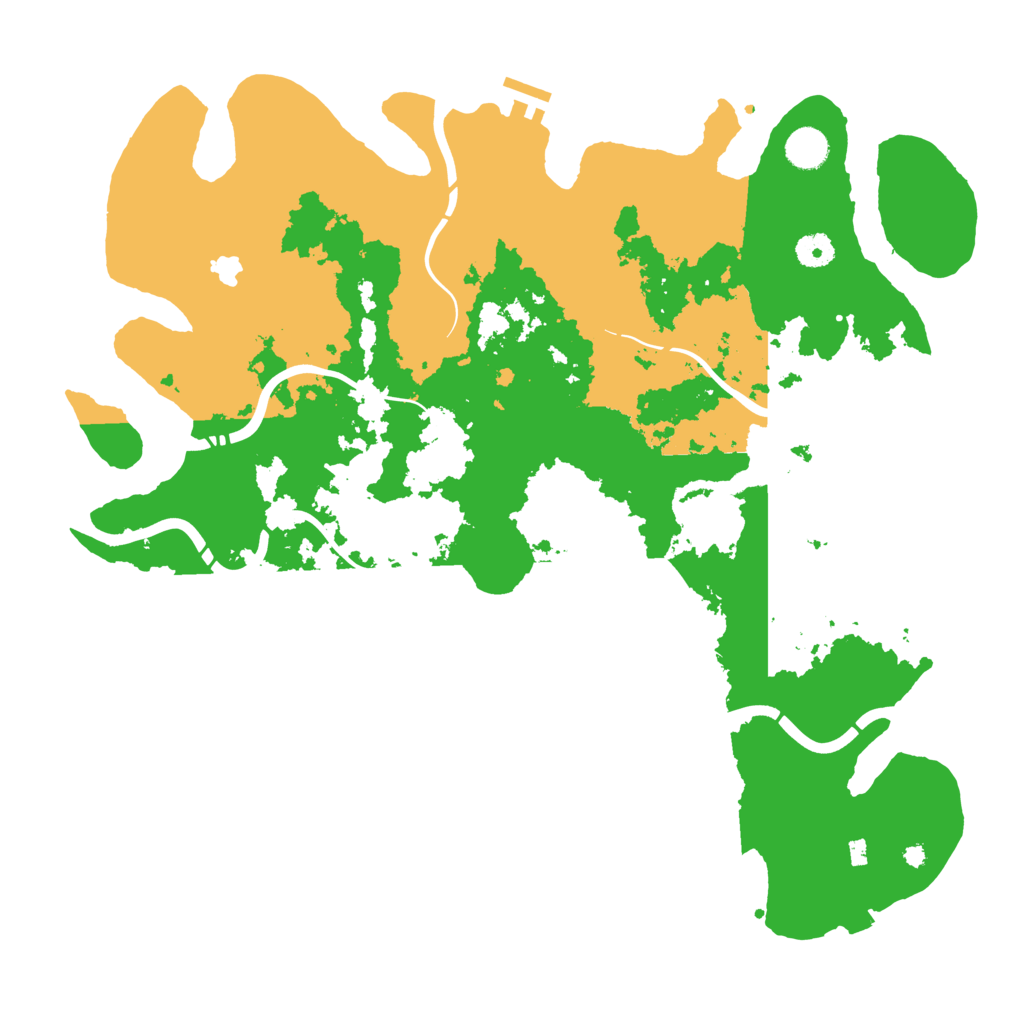 Biome Rust Map: Procedural Map, Size: 4250, Seed: 104563709