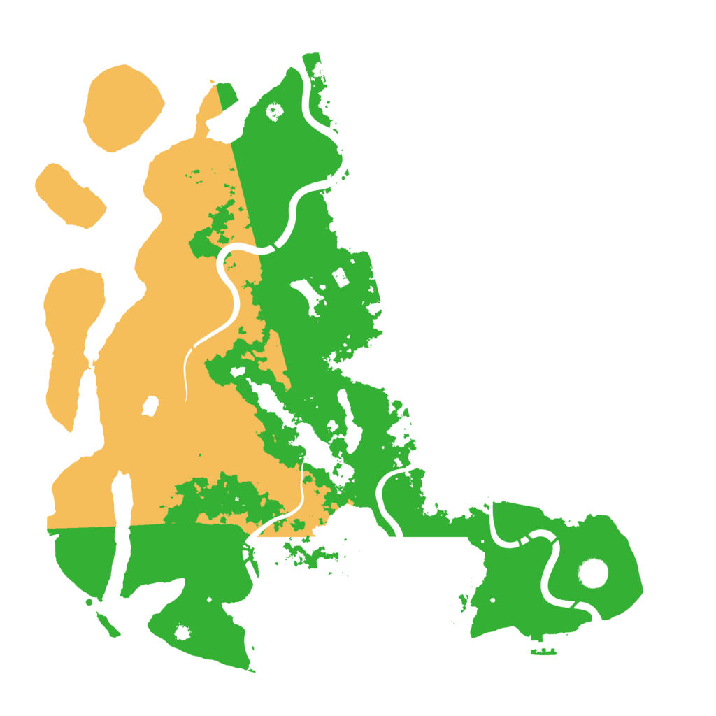 Biome Rust Map: Procedural Map, Size: 4250, Seed: 3763