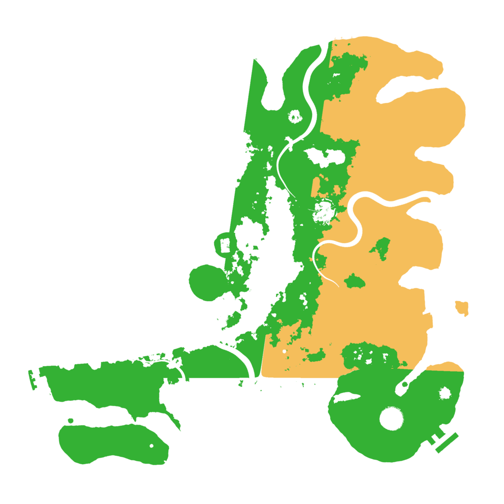Biome Rust Map: Procedural Map, Size: 3800, Seed: 213576566