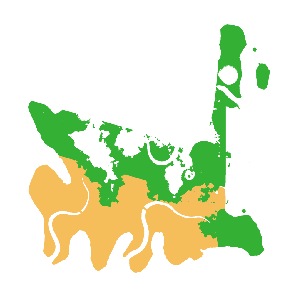 Biome Rust Map: Procedural Map, Size: 3000, Seed: 949453913