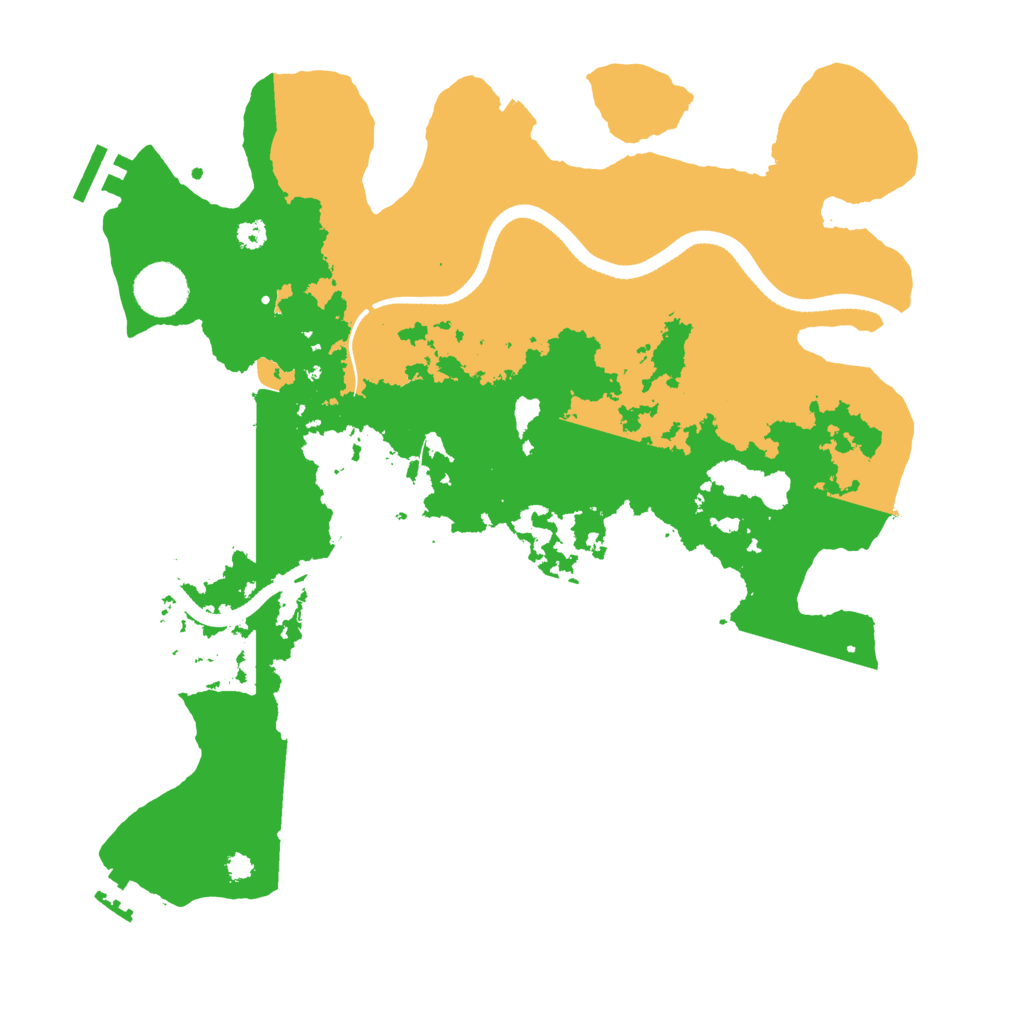 Biome Rust Map: Procedural Map, Size: 3500, Seed: 1845184661