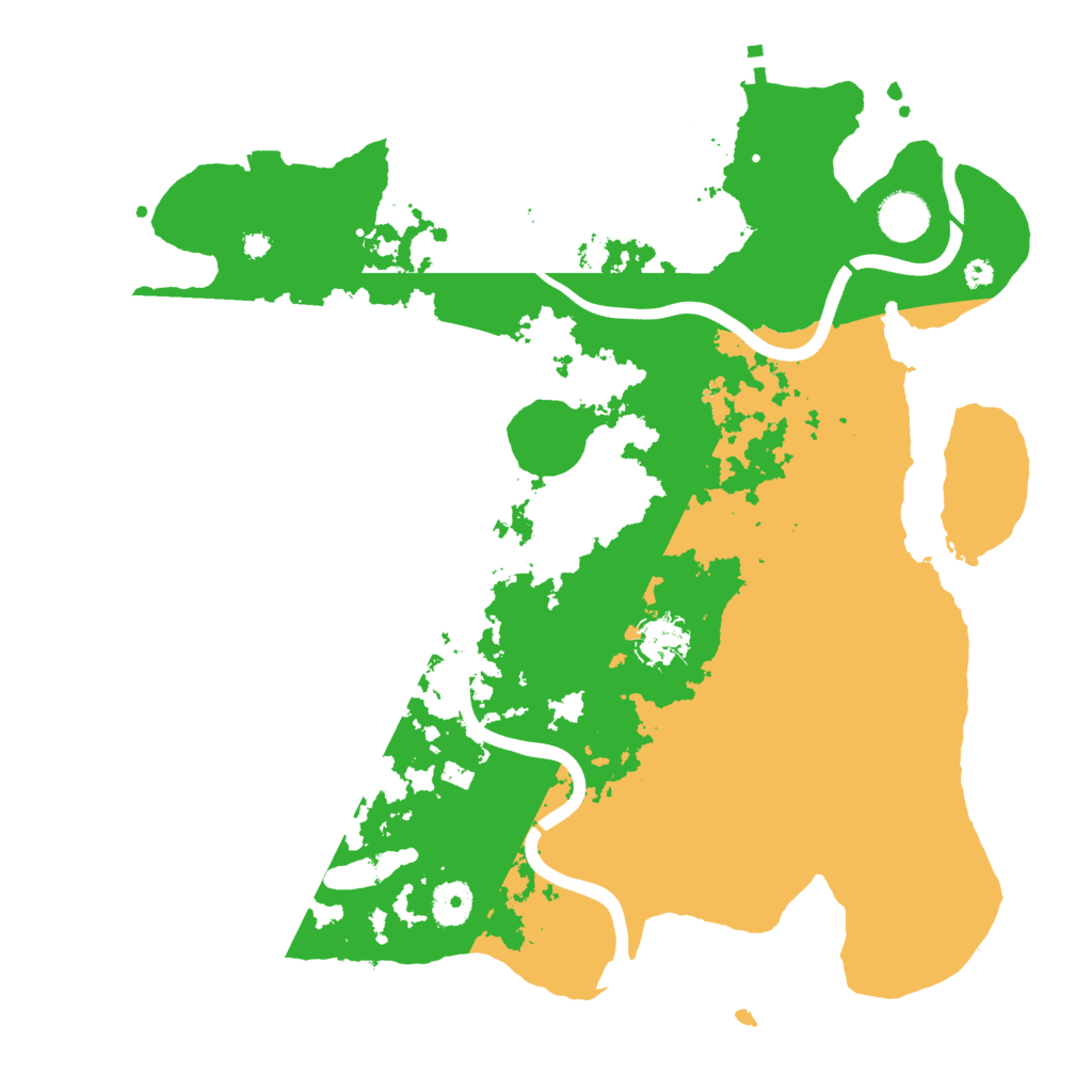 Biome Rust Map: Procedural Map, Size: 3800, Seed: 811137593