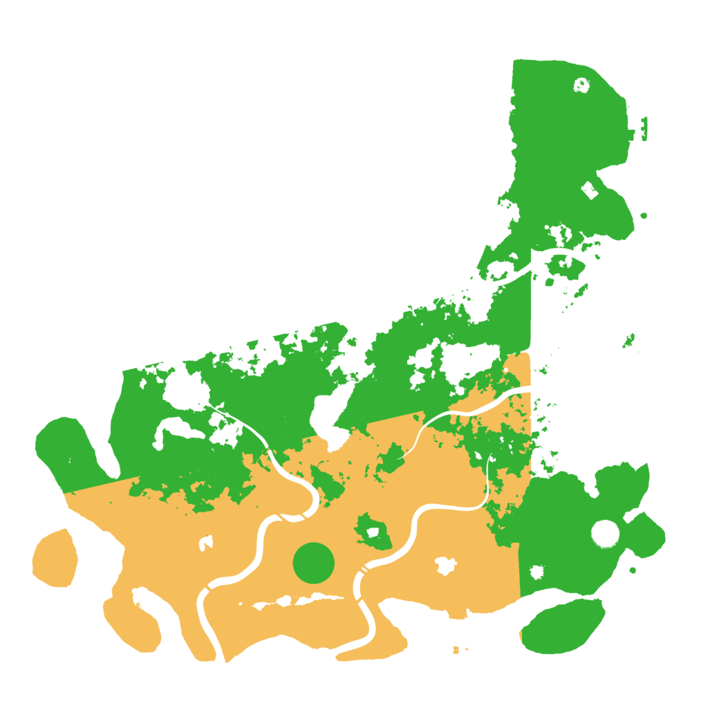 Biome Rust Map: Procedural Map, Size: 4500, Seed: 575035012