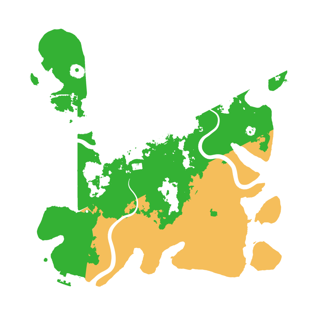 Biome Rust Map: Procedural Map, Size: 3250, Seed: 1101161297