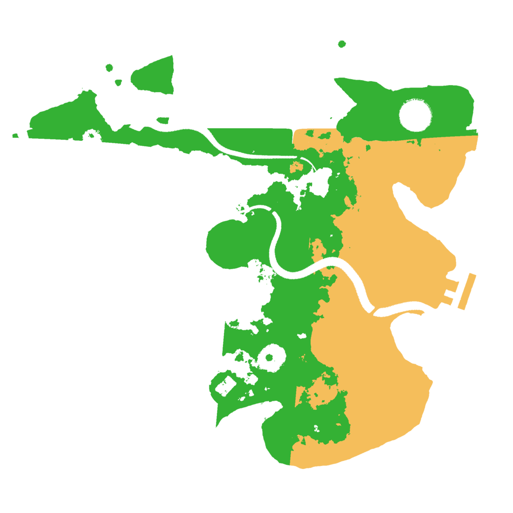 Biome Rust Map: Procedural Map, Size: 2800, Seed: 840190084