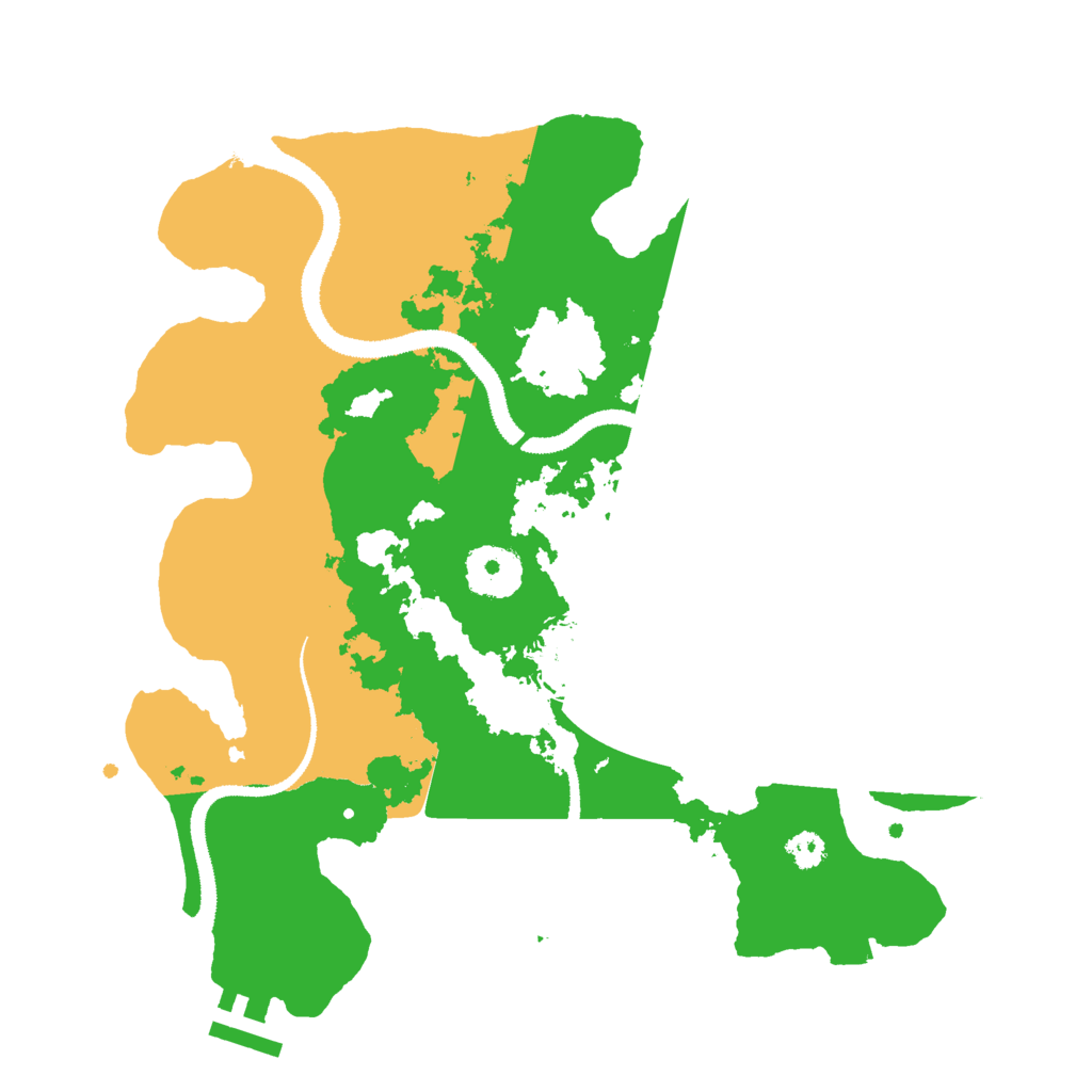 Biome Rust Map: Procedural Map, Size: 3000, Seed: 484554862