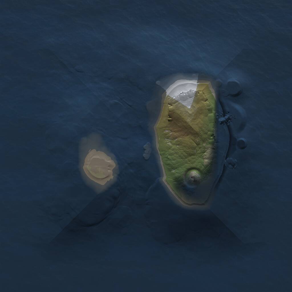 Rust Map: Procedural Map, Size: 1000, Seed: 202353, 1 Monuments