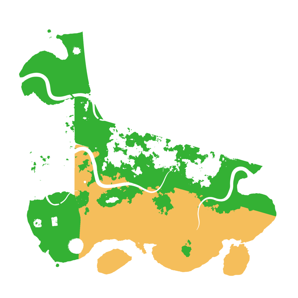 Biome Rust Map: Procedural Map, Size: 3500, Seed: 479075965