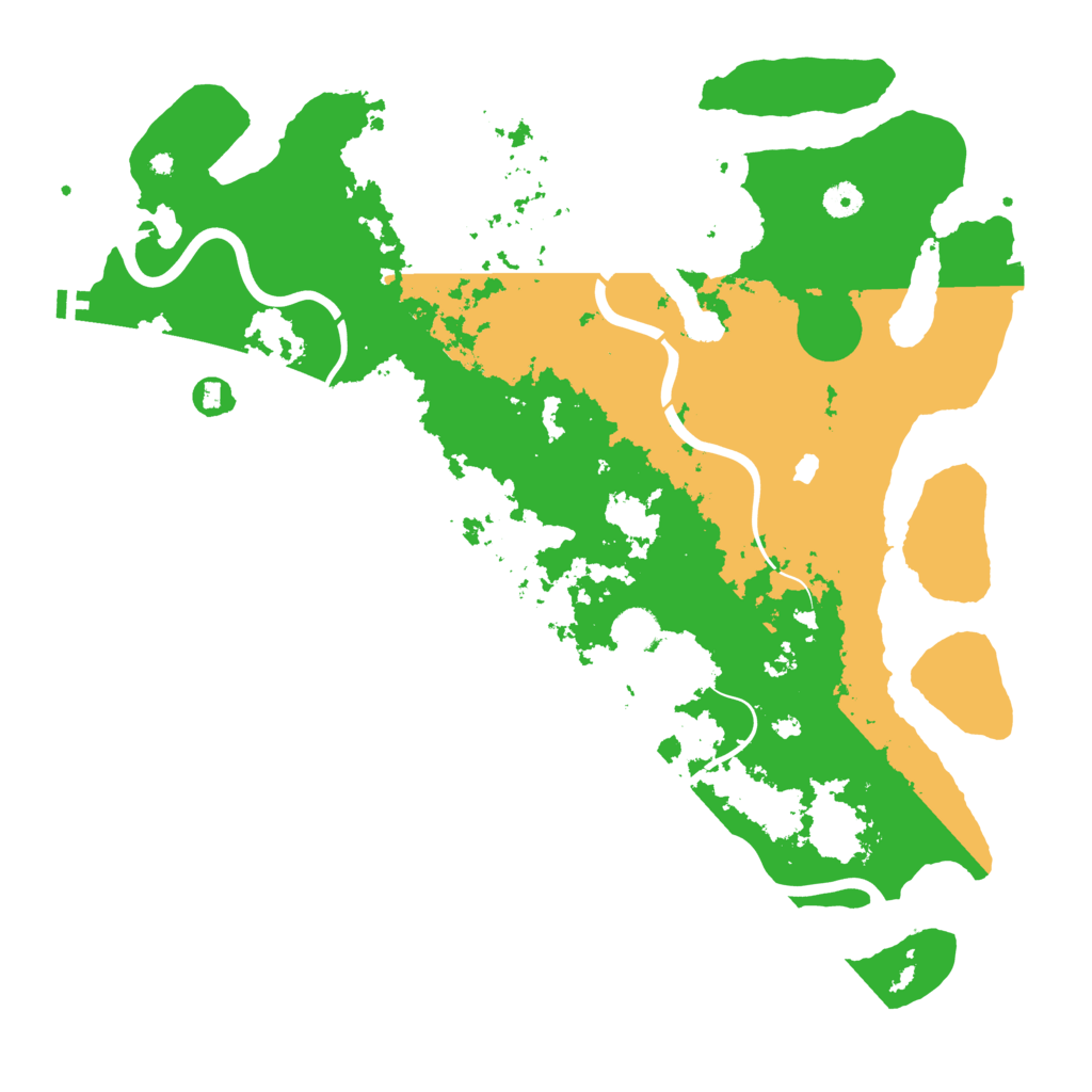 Biome Rust Map: Procedural Map, Size: 4450, Seed: 1766490635