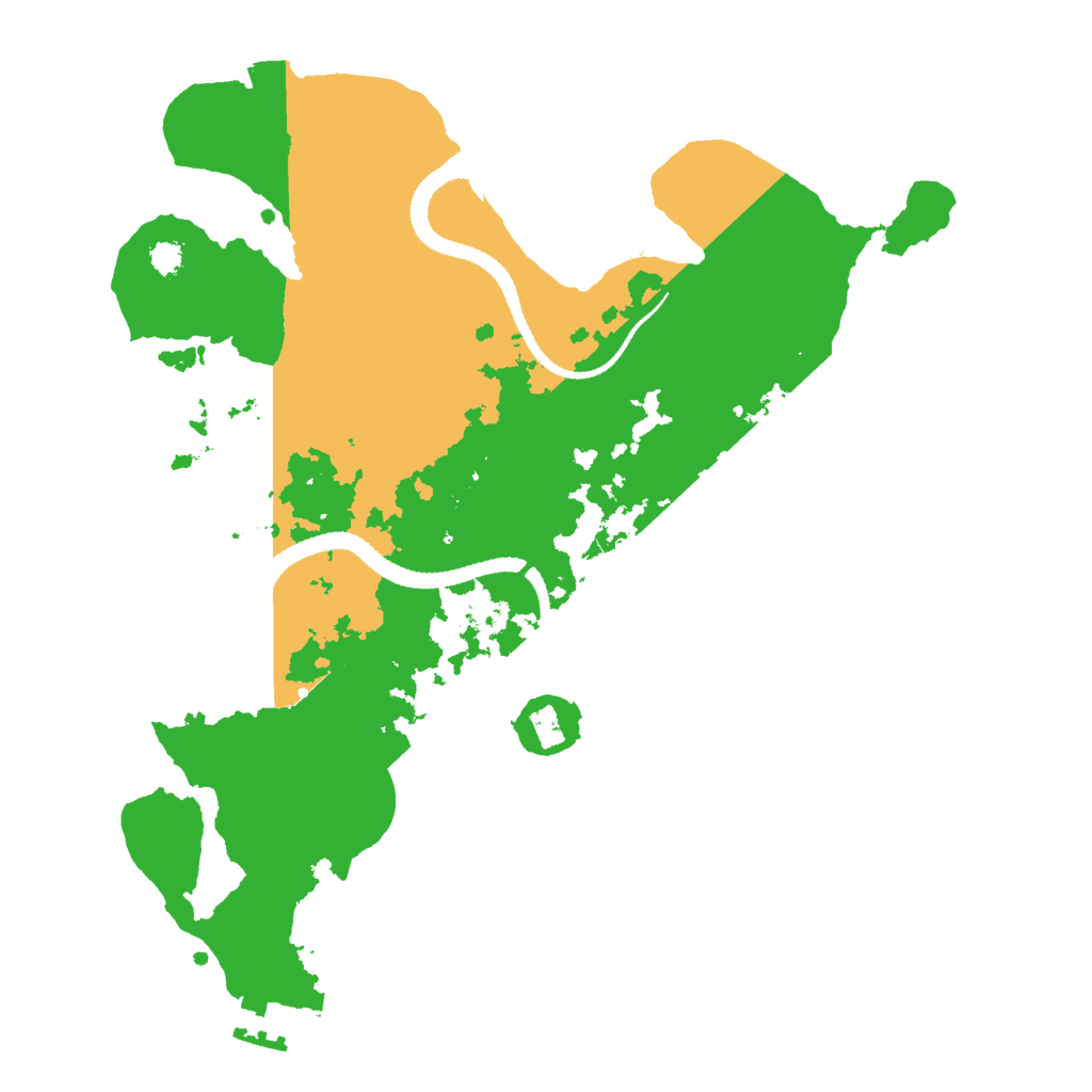 Biome Rust Map: Procedural Map, Size: 3000, Seed: 1031965960
