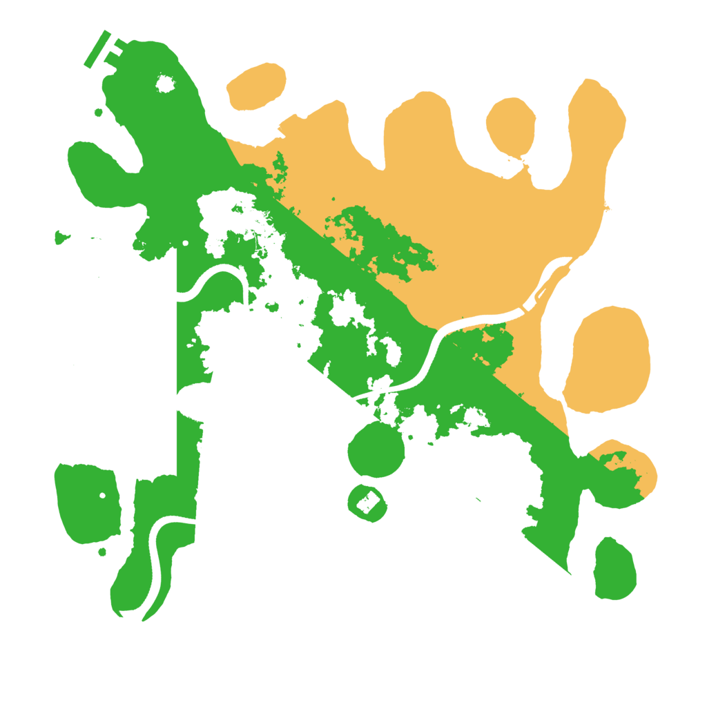 Biome Rust Map: Procedural Map, Size: 3500, Seed: 1572496772