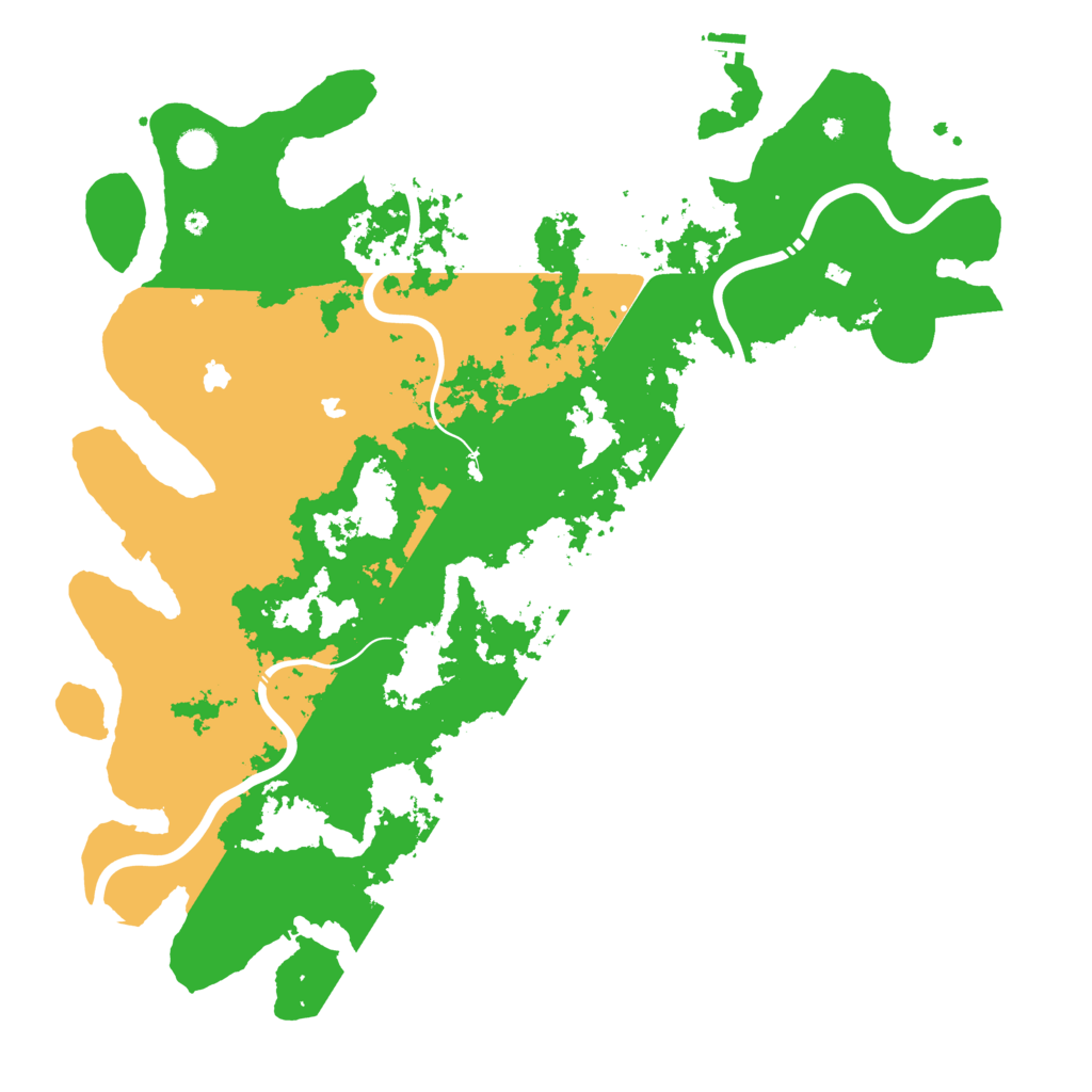 Biome Rust Map: Procedural Map, Size: 4800, Seed: 848929431