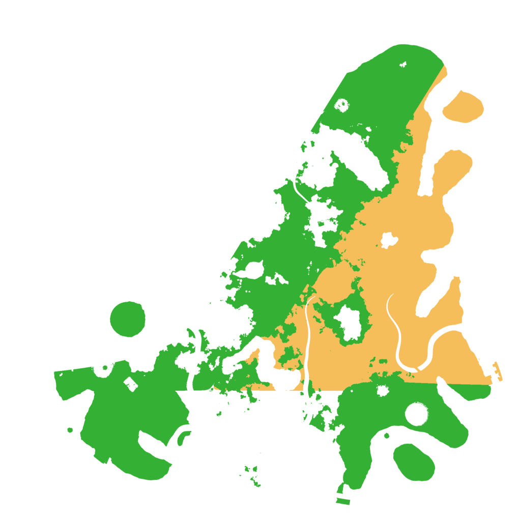 Biome Rust Map: Procedural Map, Size: 4000, Seed: 1369319228