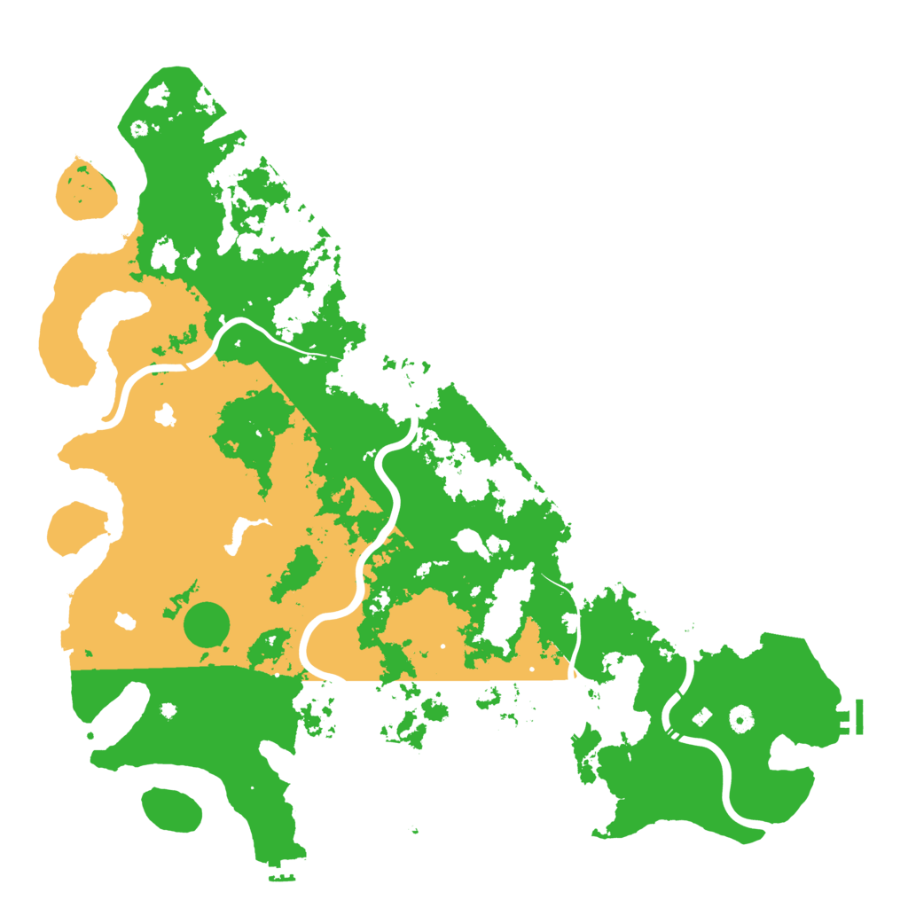 Biome Rust Map: Procedural Map, Size: 5200, Seed: 191322928