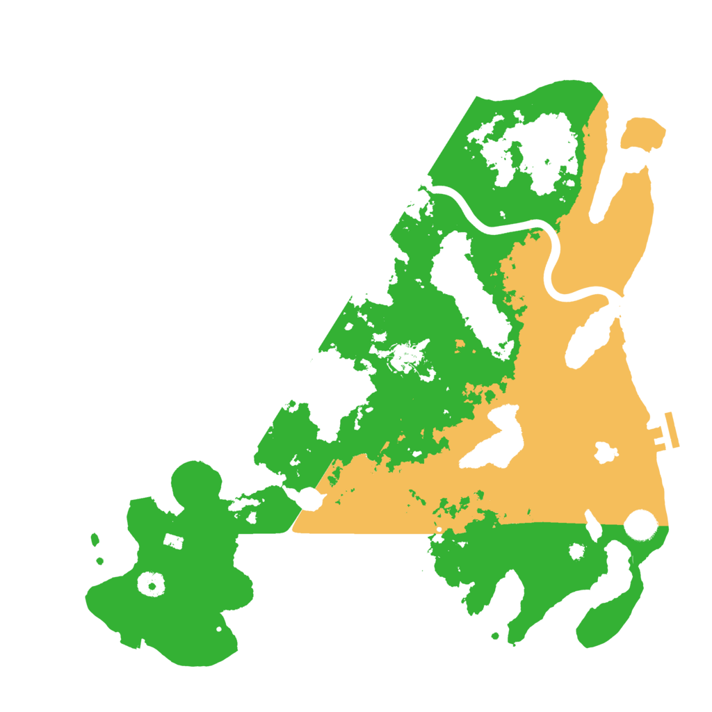 Biome Rust Map: Procedural Map, Size: 4000, Seed: 513557898