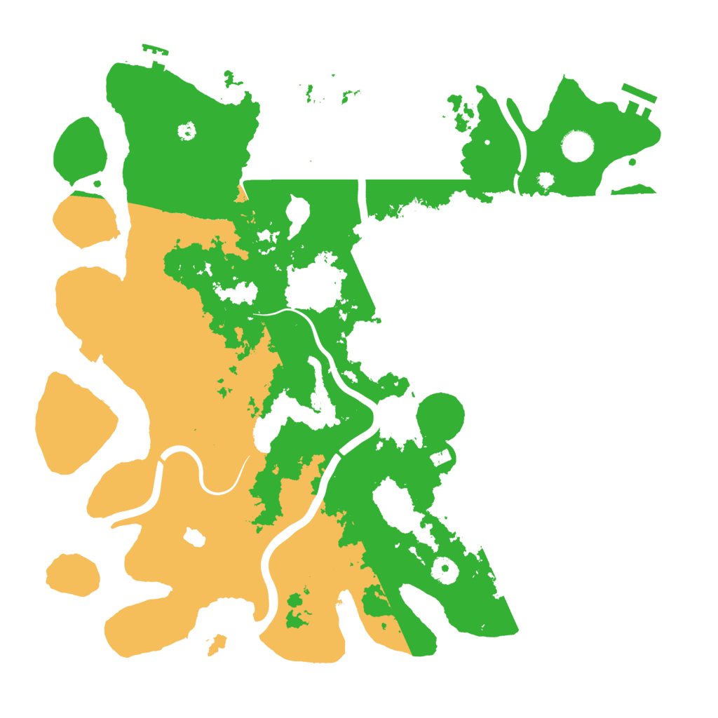 Biome Rust Map: Procedural Map, Size: 4000, Seed: 998187
