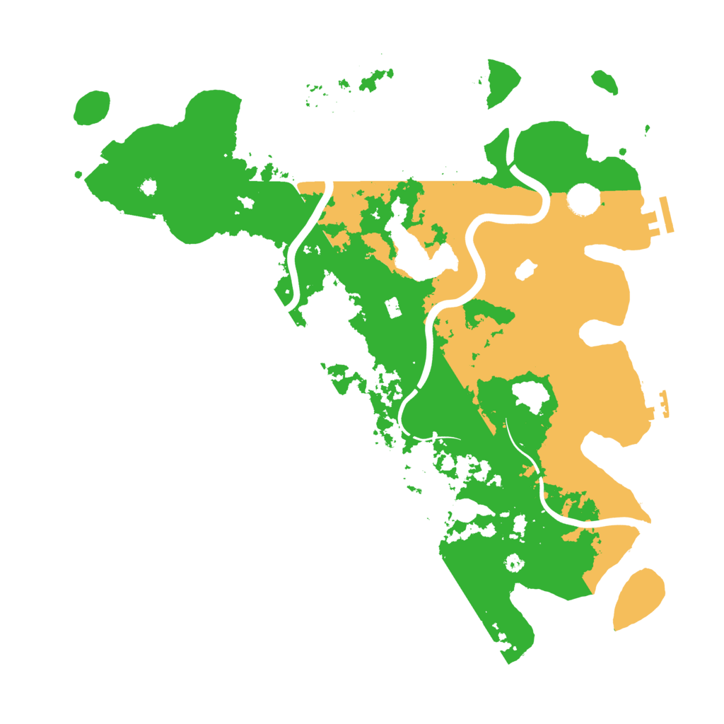 Biome Rust Map: Procedural Map, Size: 4000, Seed: 677737476