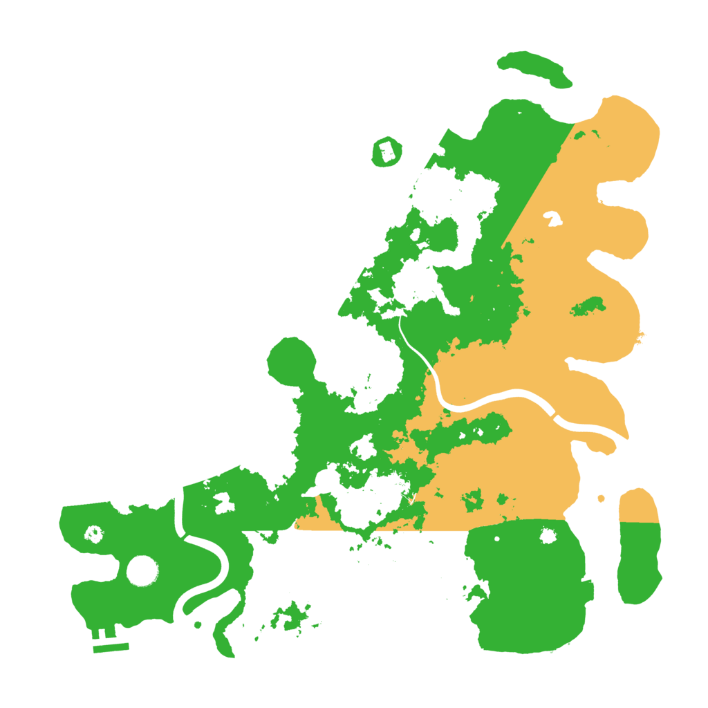 Biome Rust Map: Procedural Map, Size: 4000, Seed: 678188277