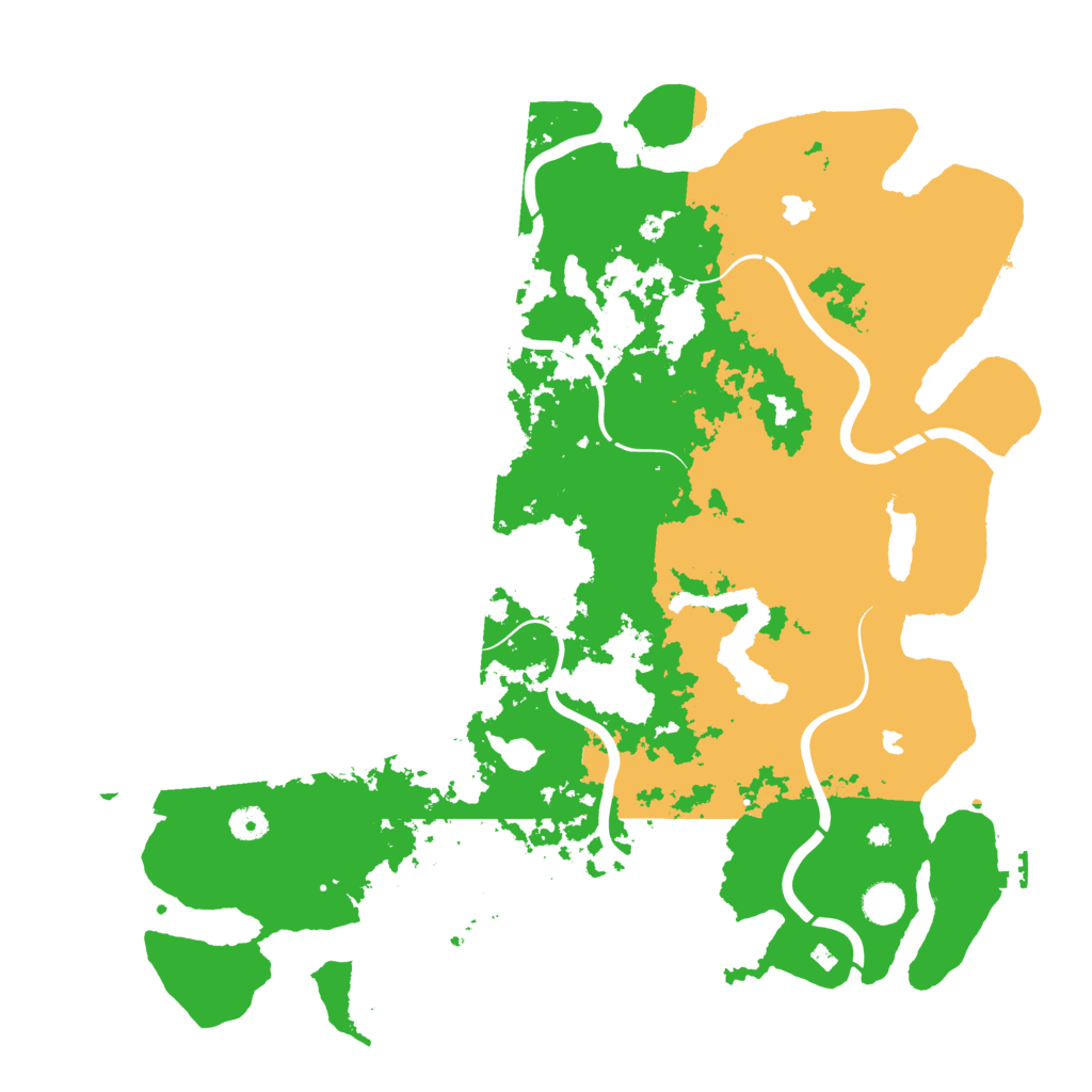 Biome Rust Map: Procedural Map, Size: 4500, Seed: 31785952