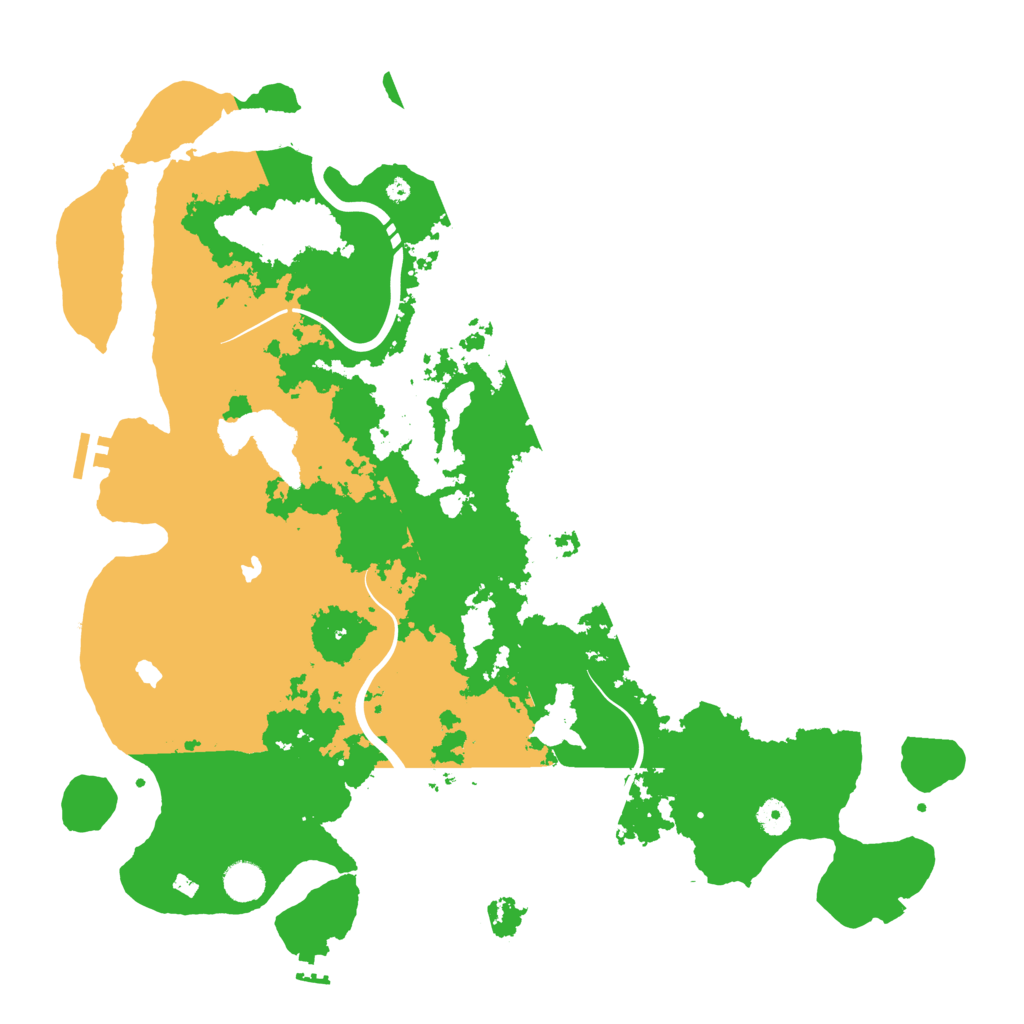 Biome Rust Map: Procedural Map, Size: 4500, Seed: 742000363