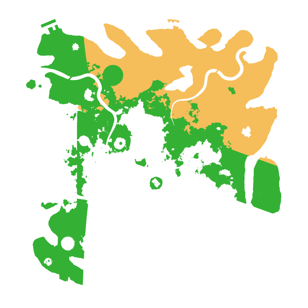 Biome Rust Map: Procedural Map, Size: 4000, Seed: 242574686