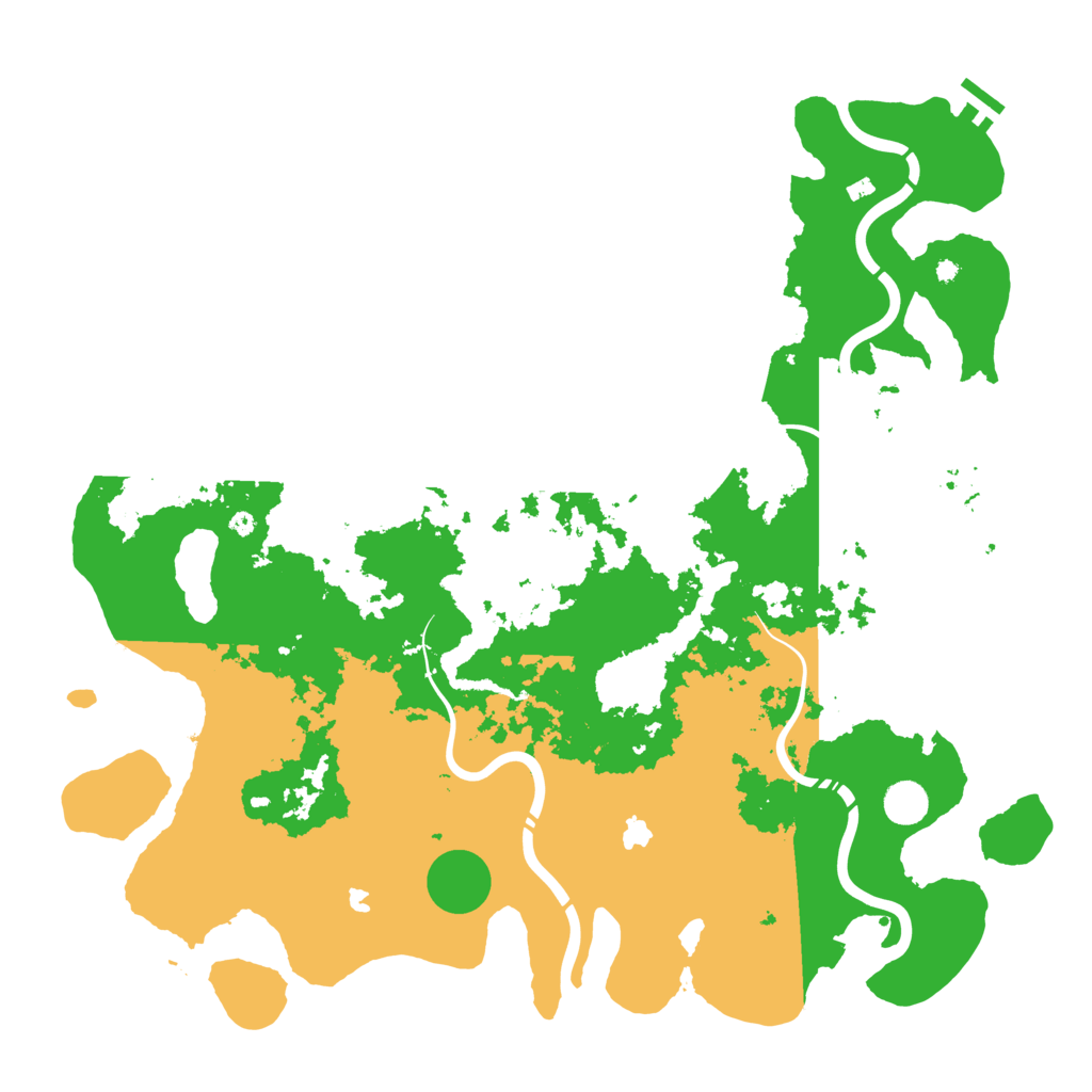 Biome Rust Map: Procedural Map, Size: 4500, Seed: 81231