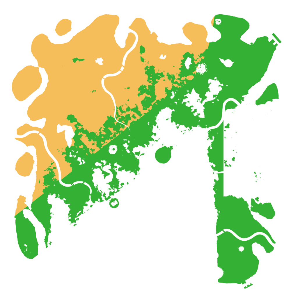 Biome Rust Map: Procedural Map, Size: 5000, Seed: 5587777