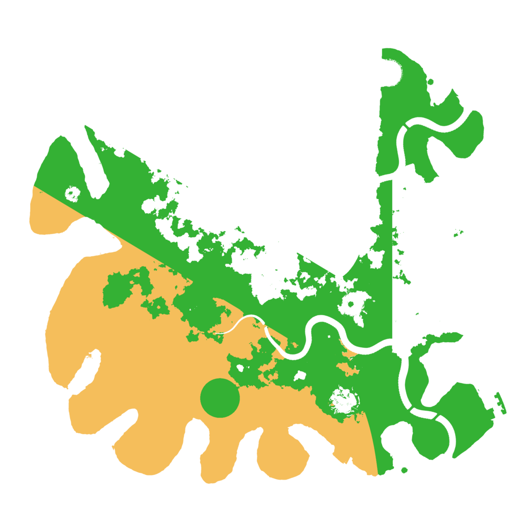 Biome Rust Map: Procedural Map, Size: 3500, Seed: 1960070127