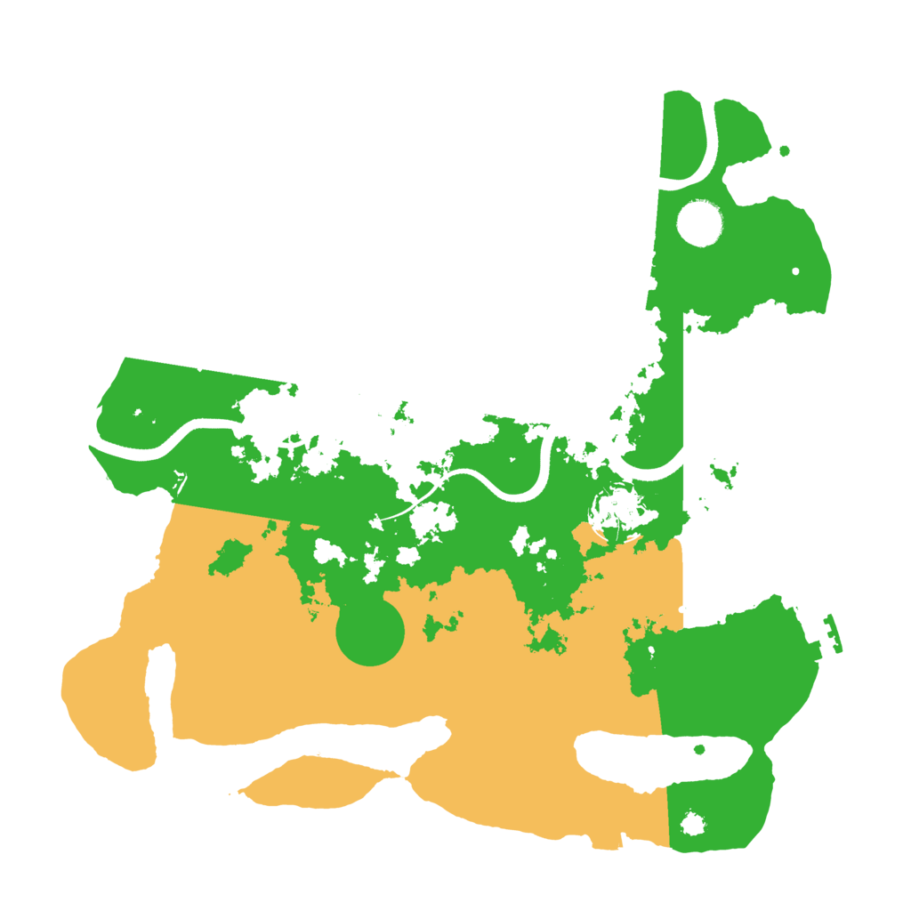 Biome Rust Map: Procedural Map, Size: 3500, Seed: 3369