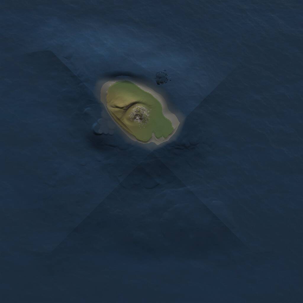 Rust Map: Procedural Map, Size: 1000, Seed: 1821458284, 1 Monuments