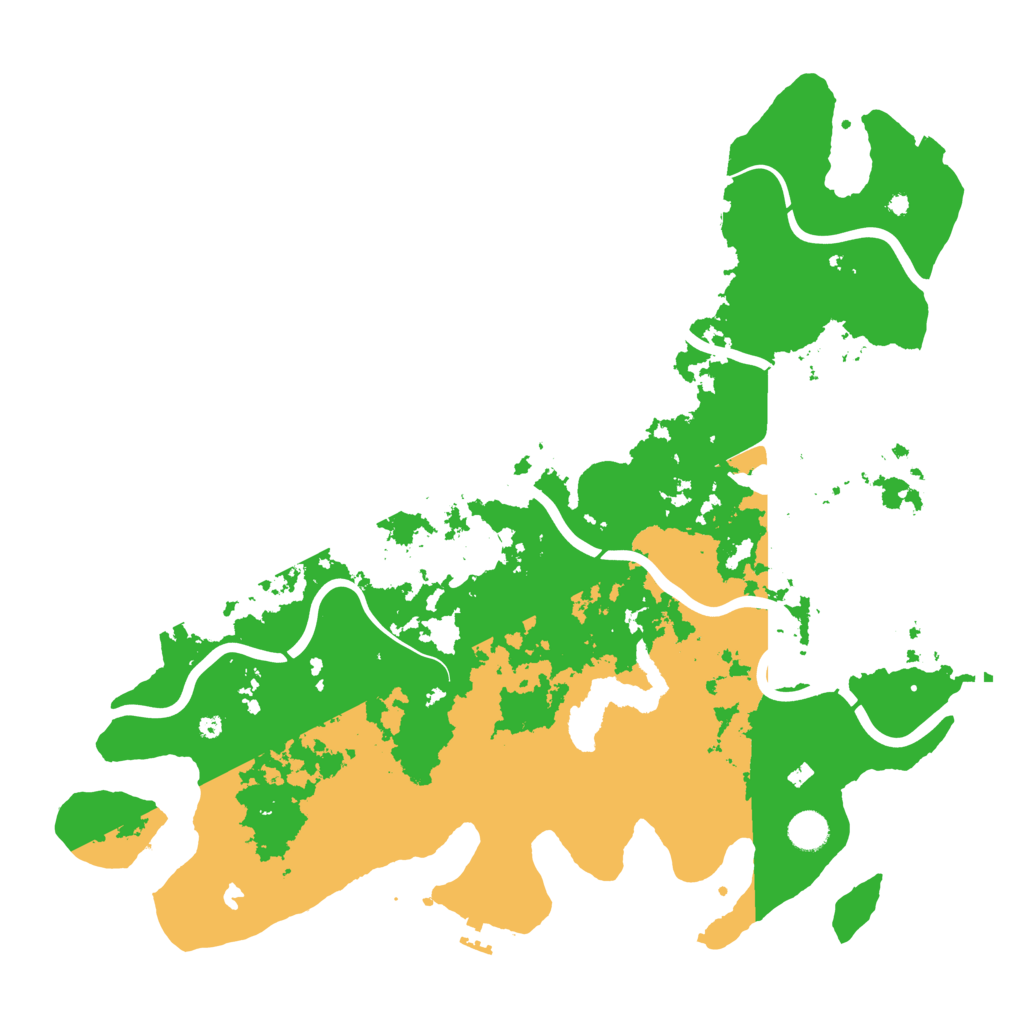 Biome Rust Map: Procedural Map, Size: 4500, Seed: 45609087